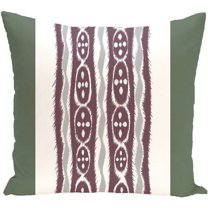 Simply Daisy 16" x 16" Ikat Ribbon Stripes Print Outdoor Pillow