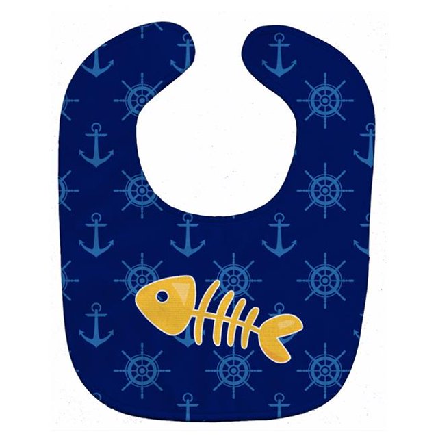 Carolines Treasures BB6884BIB Fish Bones Baby Bib