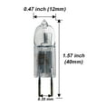 thumbnail image 2 of OSRAM 75w 12v Starlite GY6.35 Bi-Pin 2000Hr 1920Lm Quartz Halogen Light Bulb, 2 of 2