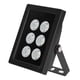 thumbnail image 3 of DC12V 6 LED Luz de relleno IP66 Luz impermeable Instalación ajustable para cámara de vigilancia de seguridad Carcasa negra, 3 of 5