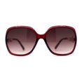 thumbnail image 2 of Womens 90s Designer Lion Jewel Badge Butterfly Sunglasses Burgundy, 2 of 4
