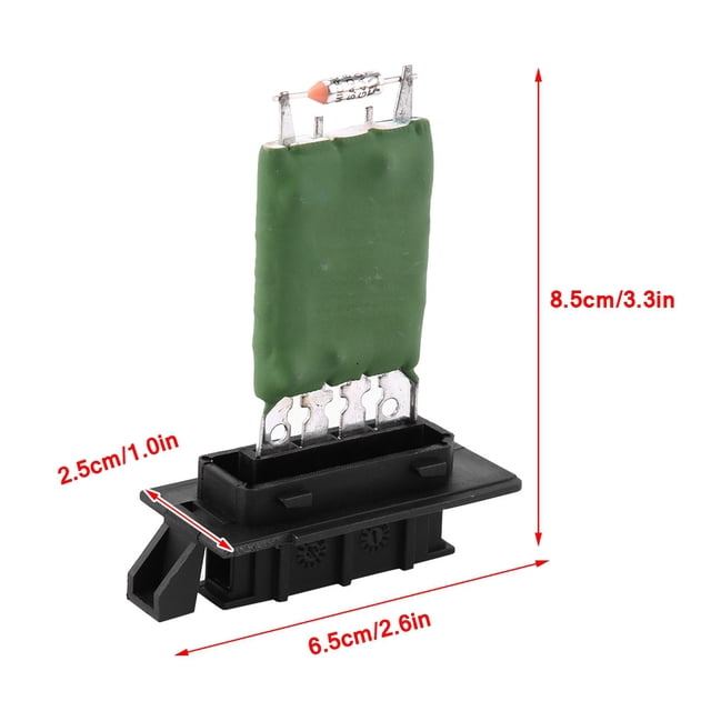 Heater Blower Resistor,KIMISS AC Heater Blower Motor Resistor Regulator 0018216760 Car Blower Control Resistor ABS Hardware for Sprinter