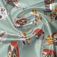 thumbnail image 5 of Ambesonne Christmas Window Valance, Owls in Hats Yuletide, 54" X 12", Multicolor, 5 of 5
