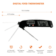 thumbnail image 4 of LINKPAL Instant Read Meat Thermometer for Grill and Cooking, Best Waterproof Ultra Fast Thermometer with Backlight & Calibration. Digital Food Probe for Kitchen, Outdoor Grilling and BBQ, 4 of 5