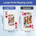 thumbnail image 4 of Juego de 6 cartas Fanwer con estampado grande para personas mayores, 4 of 9