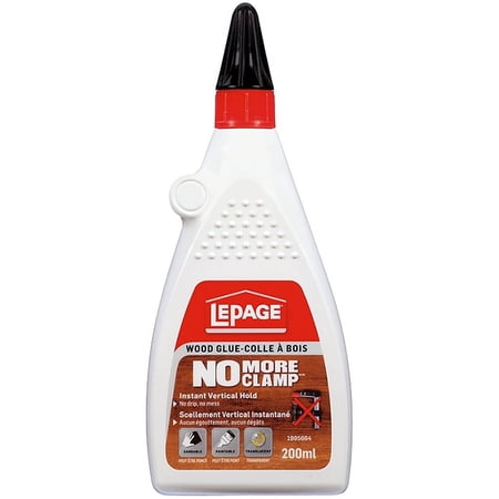 LePage No More Clamp Wood Glue, White 200ml (1982783)