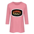 thumbnail image 4 of HOMBOM Womens T-Shirts Summer Graphic Tees Graphic Retro 1996 Print Basic Pink Crew Neck Tops for Young Woman, 4 of 4