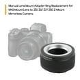 thumbnail image 3 of Aleació de aluminio Adaptador de Montaje de lente manual para lentes de Montaje M42 A Z5/Z6/Z7/Z50 Z-MONTOR SIN ESPEJO SIN ESPEJO, 3 of 7
