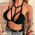 thumbnail image 5 of Women Sexy Cross Strappy Bra Crop Top Tank Tops Bustier Vest Bralette Blouse, 5 of 5
