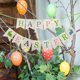 thumbnail image 1 of GOOHOCHY Guirnalda De Banderines Con Conejos Y Texto Feliz Pascua Multicolor, 1 of 8