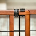 thumbnail image 4 of Carlson Pet Products Adjustable Freestanding Pet Gate, Premium Wood, Brown, 41"-70" L x 20" H, 4 of 8