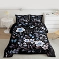 thumbnail image 2 of Castle Fairy Chic Floral Flowers Full Size Comforter Sets 3-Piece for Female Men Women,Flying Butterfly Bedding Comforter Set,Retro Vintage Aesthetic Lightweight Bedding Sets,Ultra Soft Home Decor, 2 of 8