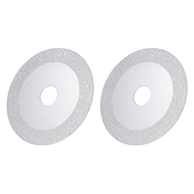 Disco de corte de azulejos de diamante de 100 mm x 15 mm con soldadura al vacío de Uxcell, paquete de 2
