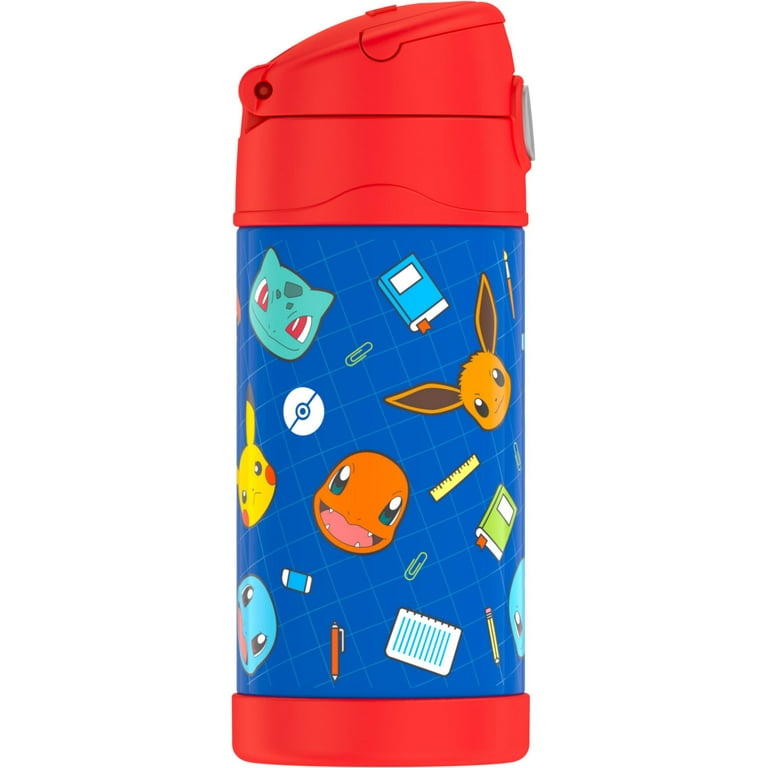 Pokémon Thermos Funtainer 12oz Stainless Steel Vacuum Insulated Kids Bottle