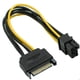 thumbnail image 3 of 10 piezas 15 pines 15 pines Sata macho a (6 + 2) 8 pines 8 pines Pcie hembra Cable convertidor de corriente, 3 of 5