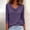 Purple, variant on Ynynloco Womens Tops Business Casual Cowl Neck Long Sleeve Shirts Business Casual Top for Women Fall Winter Outfits