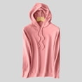 thumbnail image 4 of Bovemsi Sweatshirt for Women Hoodies Shirts Sweaters Long Sleeve Pullover Tops Lightweight Sweatershit Cozy Fall Outfits Comfort Hoodie, 4 of 7