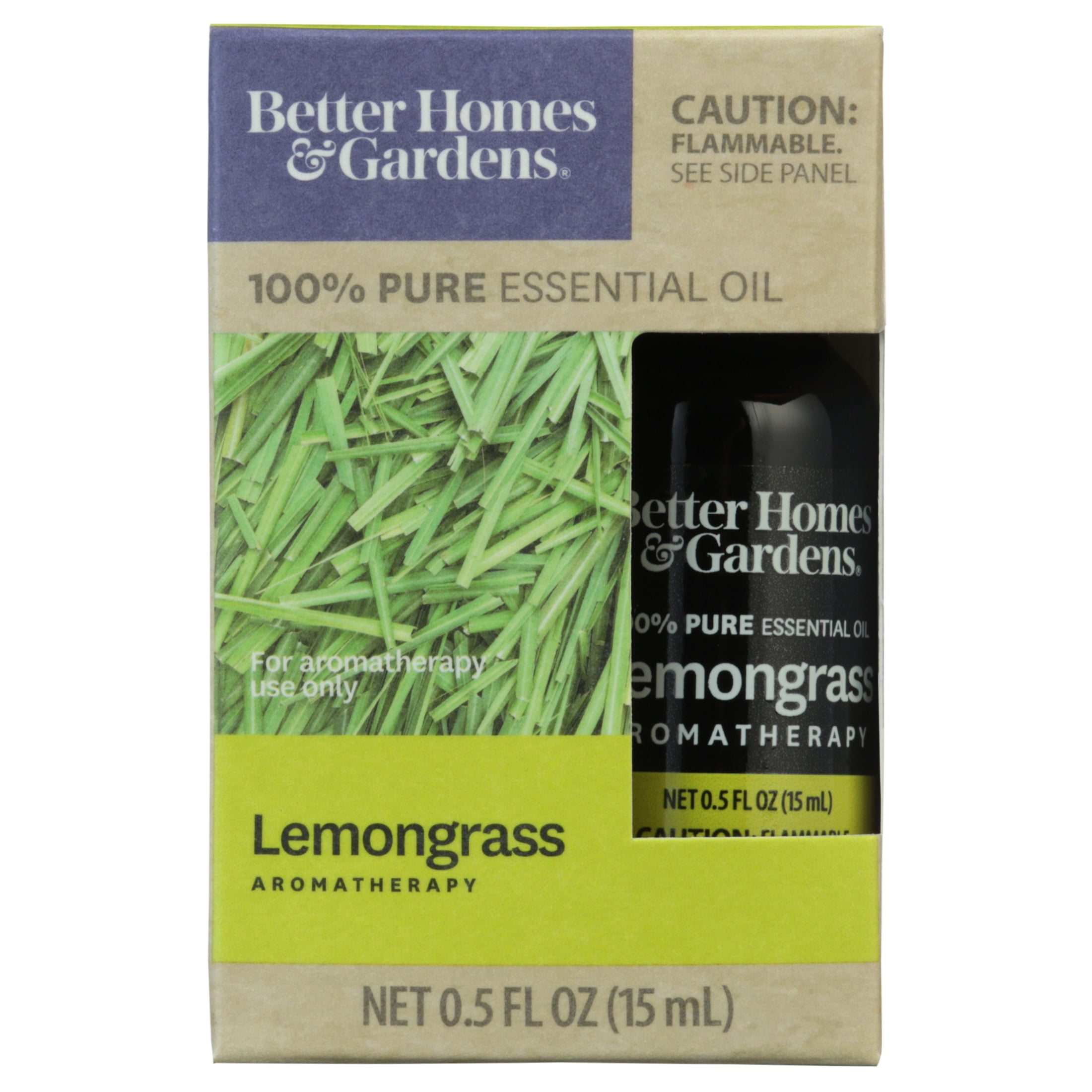 Better Homes & Gardens 15 mL 100% Pure Lemongrass Essential Oil