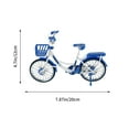 thumbnail image 2 of Weiweiguan 1pc Mini Bike Model Simulation Bike Mini Cycle Miniature Decoration Prop, 2 of 6