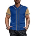 thumbnail image 2 of Baseball Short Sleeve Button Down Team Jersey Casual Button Down Shirts, 2 of 5
