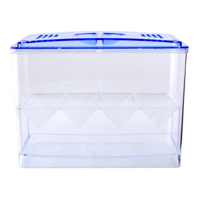 1 caja de aislamiento para incubación de peces pequeños, caja de cría independiente y autoflotante.
