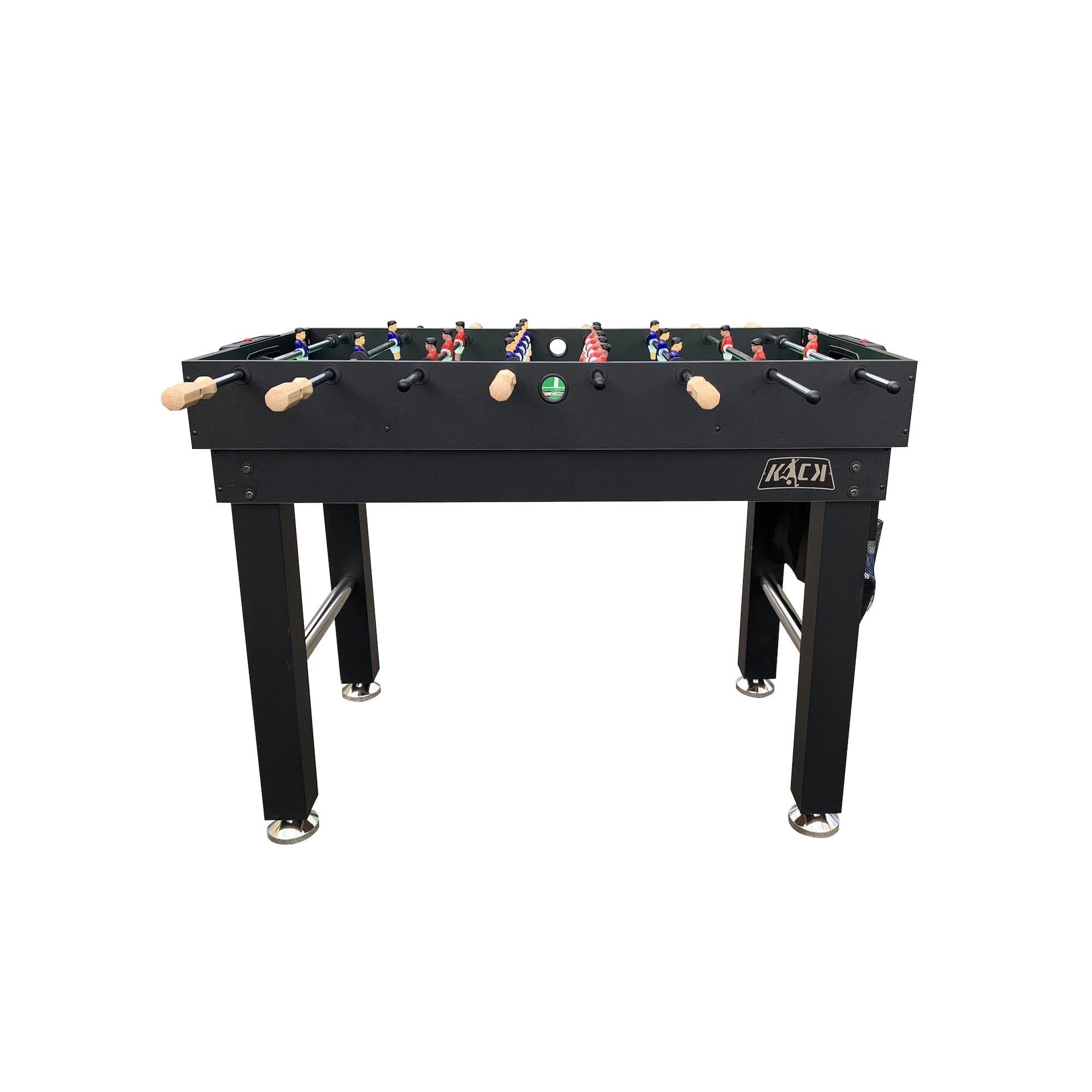 KICK Defender 48″ 10-in-1 Multi-Game Table (Black) - Combo Game Table Set - Foosball, Billiards, Glide Hockey, Ice Hockey, Table Tennis, Chess, Backgammon, Draughts, Bowling, Shuffleboard for Family