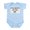 Sky Blue, variant on CafePress - Infant Bodysuit - Baby Light Bodysuit, Size Newborn - 24 Months