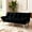 Black, variant on BSHTI 67.3" Futon Sofa Bed with Split Back, Corduroy Upholstery, 3-Position Adjustable Corduroy Sleeper Sofa, Twin Size Custom Comfort Futon Sofa(Light Gray)