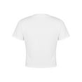 thumbnail image 3 of Qiylii Y2K Women Slim Fit Crop Top, Lady Print Short Sleeve Round Neck T shirt, 3 of 7