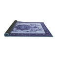 thumbnail image 2 of Ahgly Company Indoor Round Persian Blue Traditional Area Rugs, 4' Round, 2 of 4