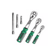 thumbnail image 1 of Lcam Llave De Trinquete De 1/2, 3/8 Y 1/4 Inch Verde Plata, 1 of 4