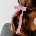 thumbnail image 4 of 2PCS Black Velvet Bows Girls Hair Clip Ribbon Accessories for Baby Toddlers Teens Kids, 4 of 5