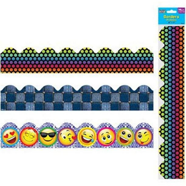Ddi 2269872 14ct Wavy Printed Bulletin Board Borders Case Of 48 Com - Bulletin Board Trim Storage Box Ddi 2269872 14ct Wavy Printed Bulletin Board Borders Case Of 48 Com - Bulletin Board Trim Storage Box