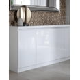 thumbnail image 5 of Viennese 62.99 in. 6- Shelf Buffet Cabinet in White Gloss, 5 of 5