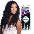 thumbnail image 2 of Glossy 100% Virgin Remy Hair Spanish Curl By SHAKE-N-GO SAGXXS3 / BLACK / 18+20+22 Beauty Supply, 2 of 9