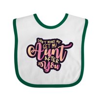 Inktastic Aunt Funny Niece Girls Baby Bib