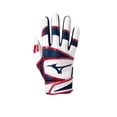 thumbnail image 1 of Guante de Bateo de Béisbol Mizuno B-303 Azul Marino-Rojo XXL, 1 of 5