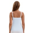 thumbnail image 2 of Unique Bargains Women's Lace Nursing Camisoles with Built-In Bra L Blue, 2 of 6