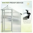 thumbnail image 6 of Walk-In Greenhouse - 10'x6' Polycarbonate Greenhouse for Winter - Plant Protector for Vegetables, Flowers, Herbs - UV Protection & Ventilation, 6 of 9