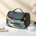 thumbnail image 4 of Qocolhg Up to 50% Off Personal Care Clearance!Translucent Cosmetic Bag Cosmetic Bag Set Frosted Translucent PVC With Zipper Handle Portable Travel Bag Hangable And Handy Cosmetic Bag, Gifts for Women, 4 of 6