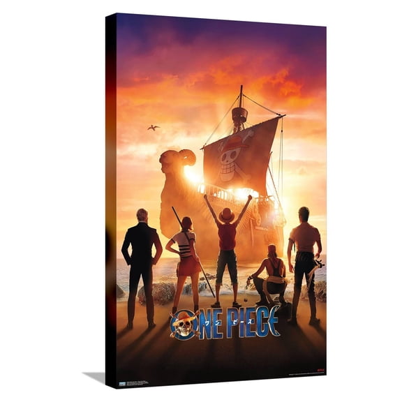 Netflix One Piece - Teaser One Sheet Canvas Wall Poster, 14.725" x 22.375"