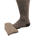thumbnail image 4 of Big and Tall Men's Crew Socks Midweight Cotton Blend in Fashionable Heather Colors, 4 of 5