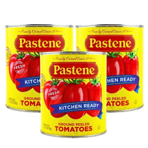 Pastene"Kitchen Ready" Ground Peeled Tomatoes - 28 oz (3 Pack)