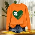 thumbnail image 5 of Funny St Patrick's Day Sweatshirt Women Green Clover Graphic Raglan Long Sleeve Pullover Holiday Crew Neck Shenanigans Coordinator Shirt, 5 of 6