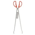 thumbnail image 3 of Fish Tongs, Crab Tongs Plastic?Handles Stainless Steel Slot Tip Design Heat Resistant  For Fishing Ground For Outdoor Bend Mouth, 3 of 8