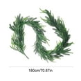 thumbnail image 3 of 5.9 Ft Artificial Norfolk Pine Garlands, Real Touch Winter Pine Garland, Green Artificial Greenery Garland for Table, Mantle, Wall, Indoor, Outdoor Christmas Decorations Christmas Garlands, 3 of 6