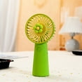 thumbnail image 5 of Hwkond Handheld Fan Mini Portable Fan Silent Powerful Handheld Fan Cute Design 3 Speed Small Desk Fan With Base Lightweight USB Rechargeable Fan on Clearance, 5 of 8