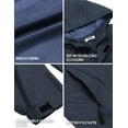 thumbnail image 3 of COOFANDY Light Rain Jacket Men's All-Sport Breathable Waterproof Golf Rain Gear Jacket Outdoor Lightweight Hooded Raincoat, 3 of 11