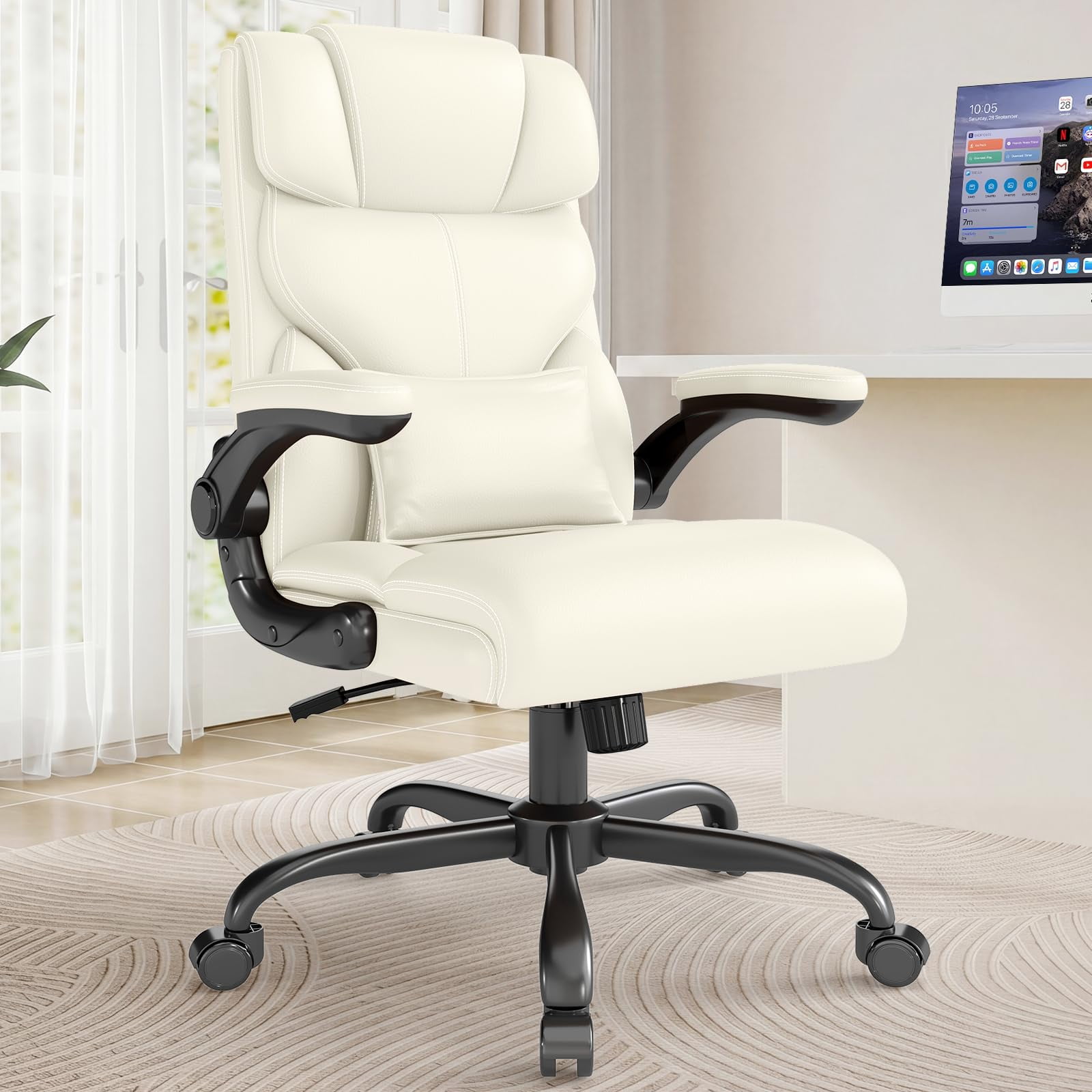 executive office chair with flip-up product
