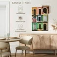 thumbnail image 5 of Elephant Stock Doors In San Juan Wall Art - Vertical Canvas Wall Art - Living Room Wall Decor - Architecture Canvas - Green And Gold Decor - 26" x 39", 5 of 8